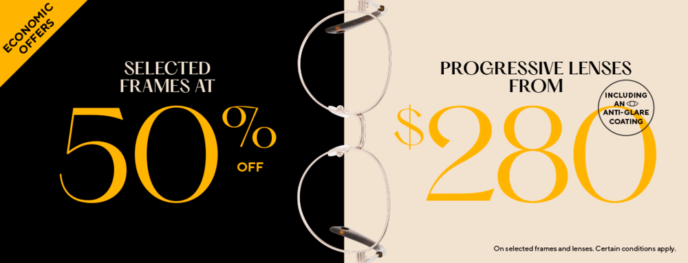 progressive lenses on eyeglasses