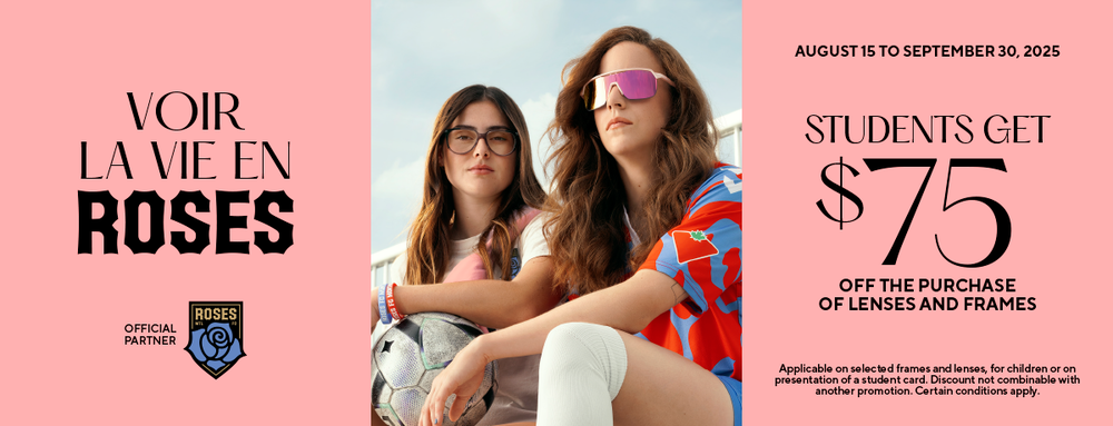 school promotion on glasses for kids and students