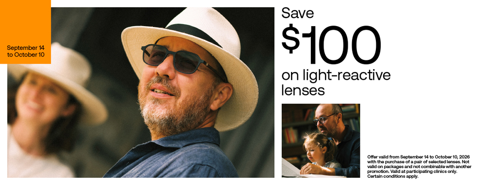 discount on sunglasses and Transitions lenses